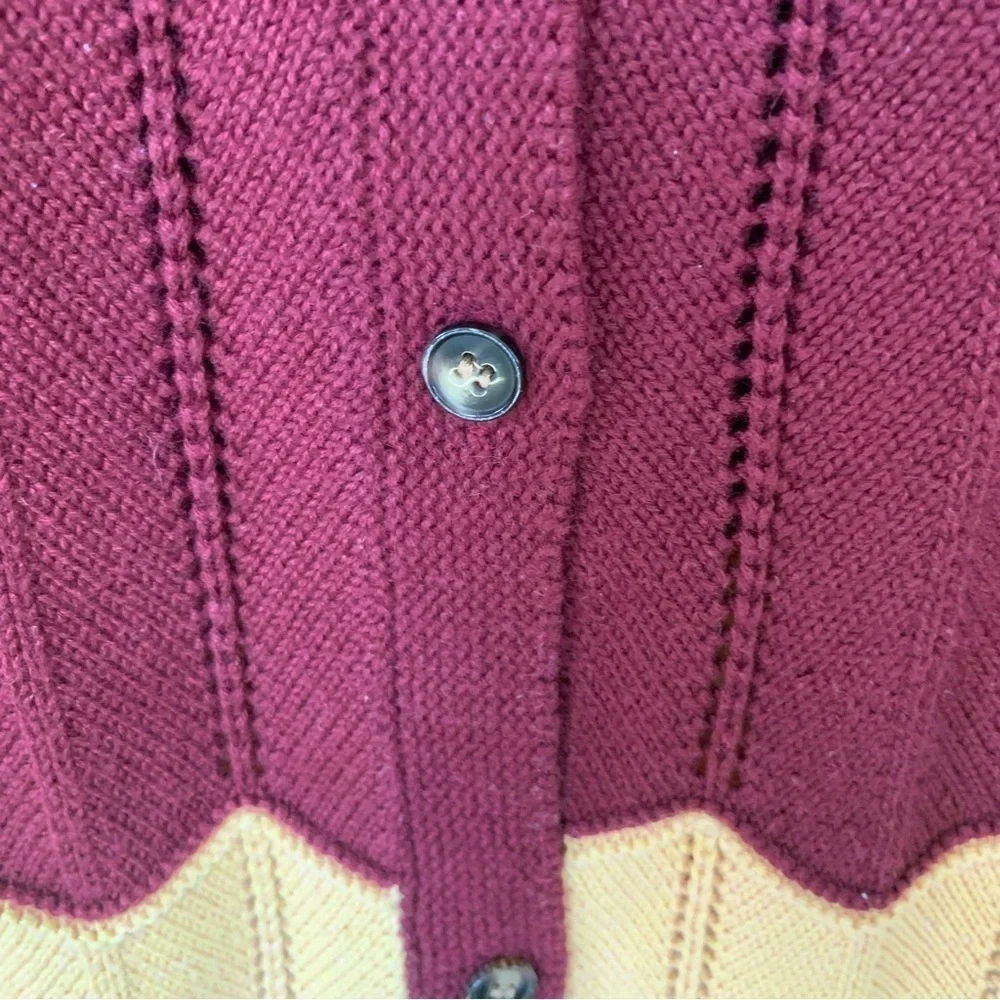 Acoa Multicolor Button‎ Front Cardigan Size L